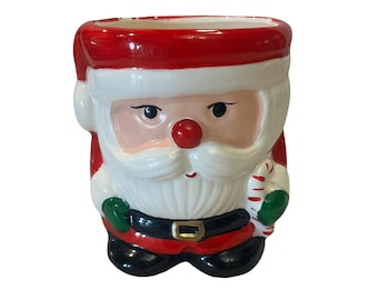 Rubens Original Santa Planter, Vintage Christmas Planter