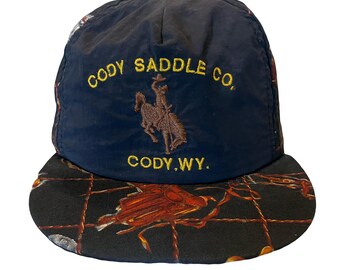 Cody Saddle Co. Hat, Vintage 90s Western Hat from Cody Wyoming