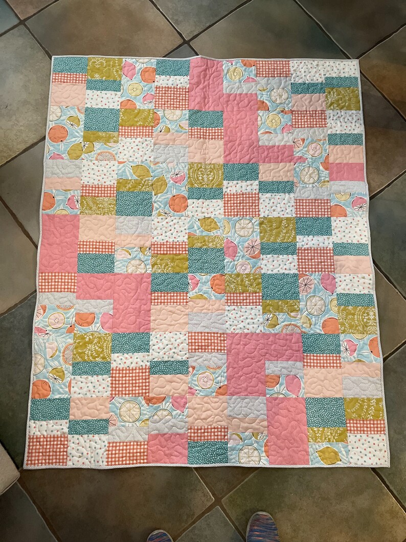 Handmade Quilt Modern Quilt Quilt for Sale Patchwork Quilt Etsy