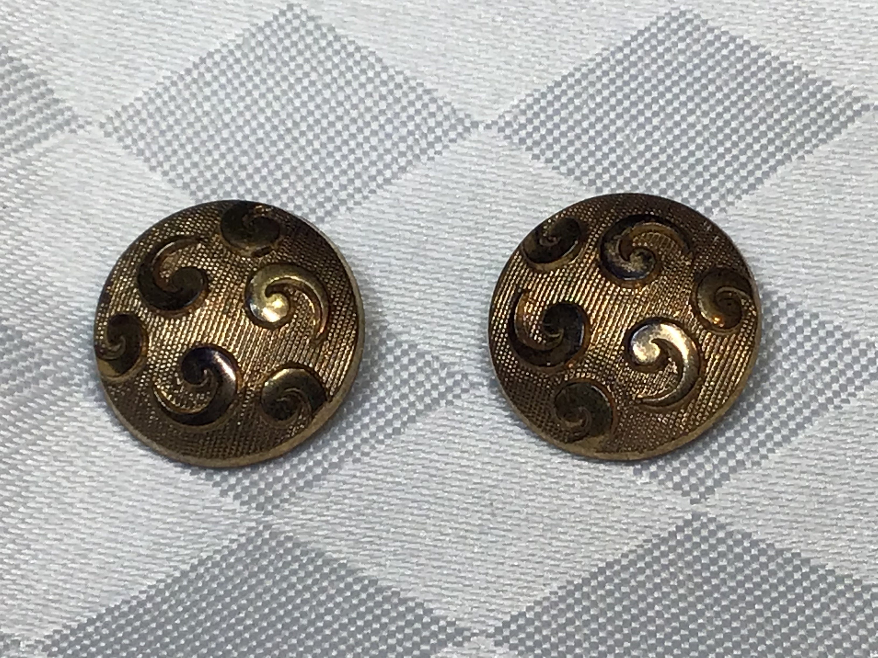 Lot 3 Boutons Anciens Gris Style Duffle Coat 3.6x1.2 Cm - Vintage, Artisanat