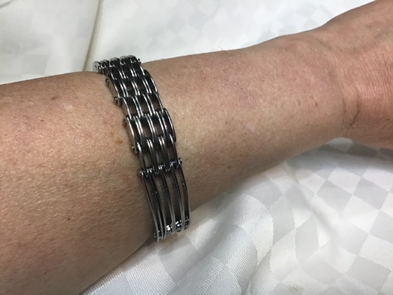 Pour homme, très beau bracelet d’acier inoxydable… - image 8