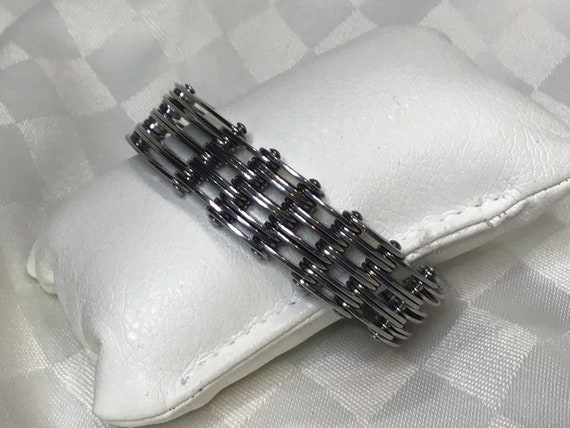 Pour homme, très beau bracelet d’acier inoxydable… - image 1