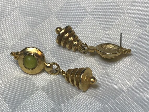 Boucles D'oreilles Dorées ORENA - Modèle Puces, Fermoir Clip, Métal, Très Bon état Occasion