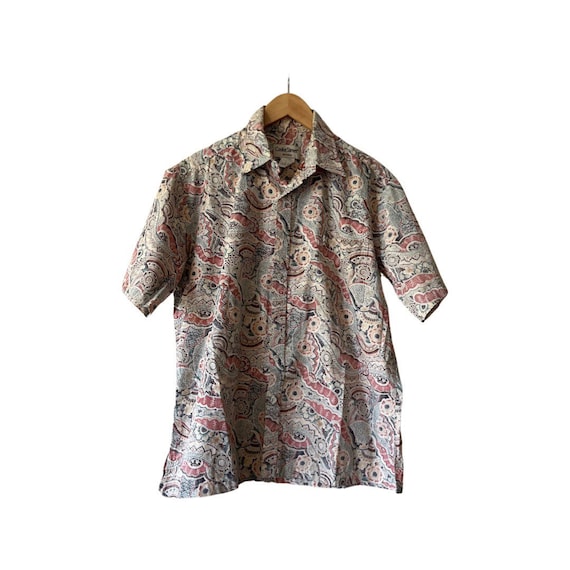 Cooke Street Vintage Exotic Reverse Print Mens Shirt. Size - Etsy