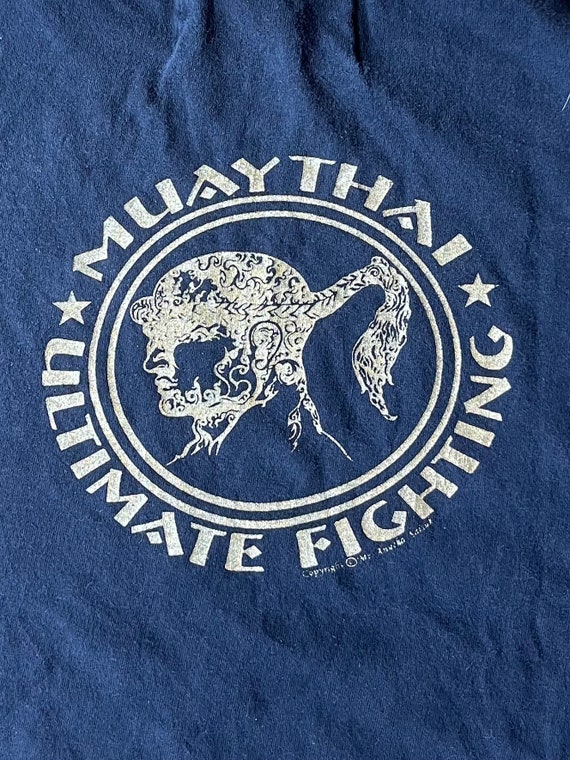 Human Fight Muay Thai Ultimate Fighting Black T S… - image 9