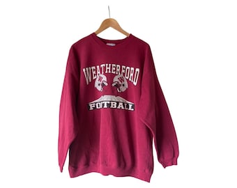 Vintage Weatherford Football Crewneck Sweatshirt. Size XXL