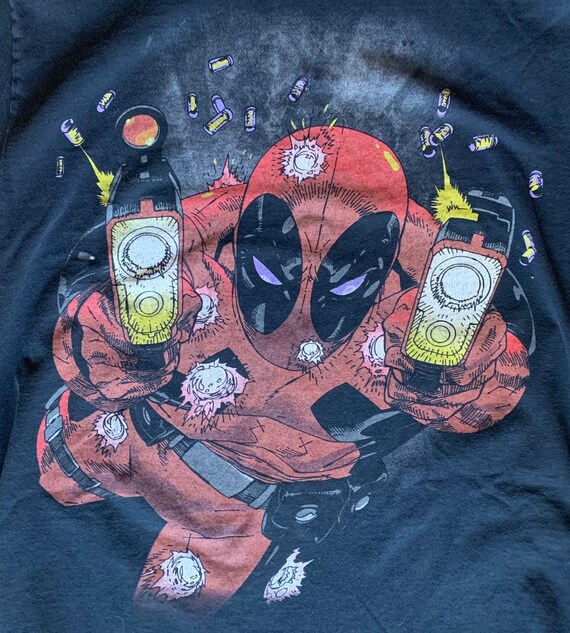 Vintage Deadpool Marvel T-shirt - image 4