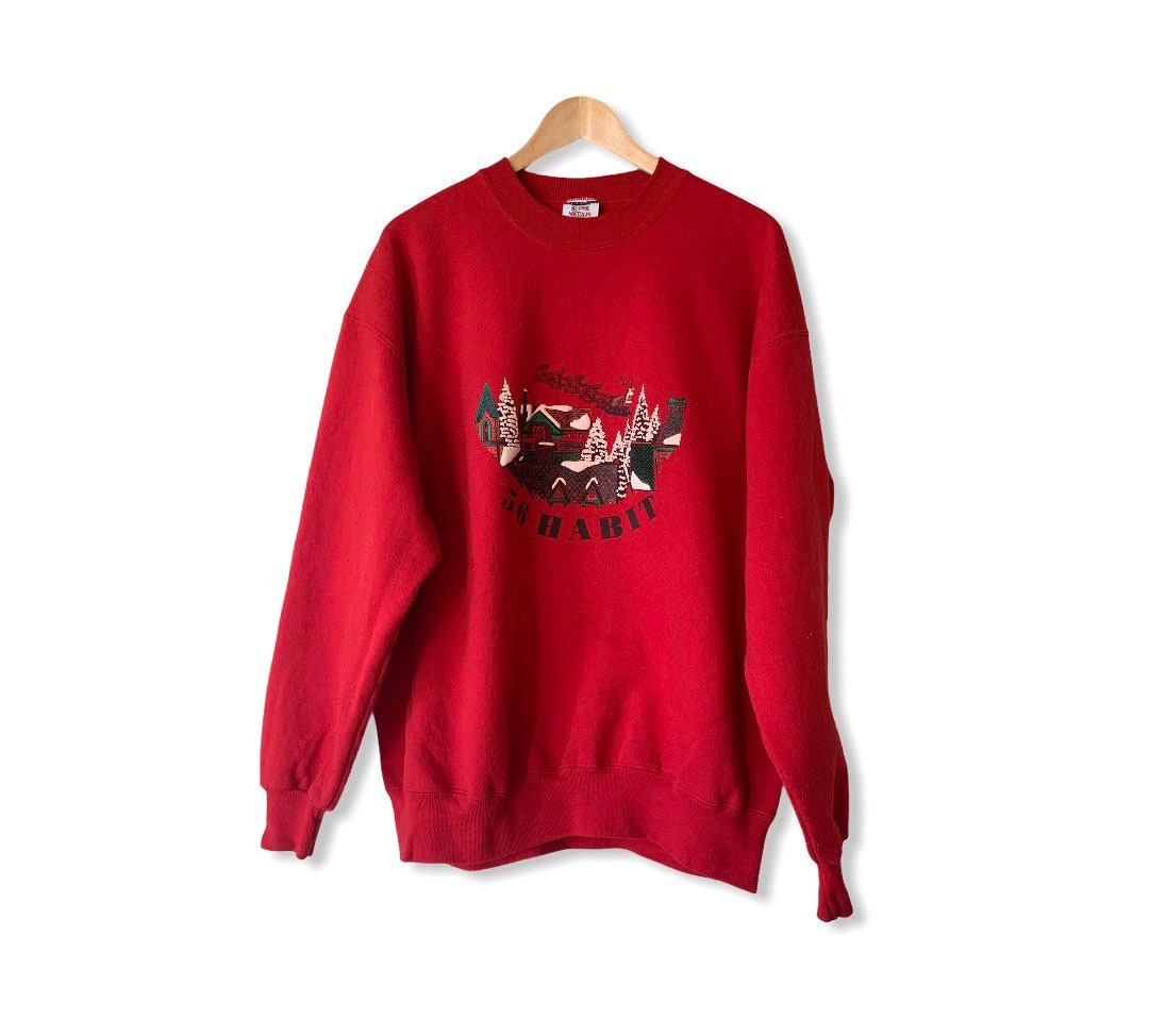 Vintage Christmas 56 Habit Sweatshirt. Size XL - Etsy Vintage Christmas 56 Habit Sweatshirt. Size XL - Etsy