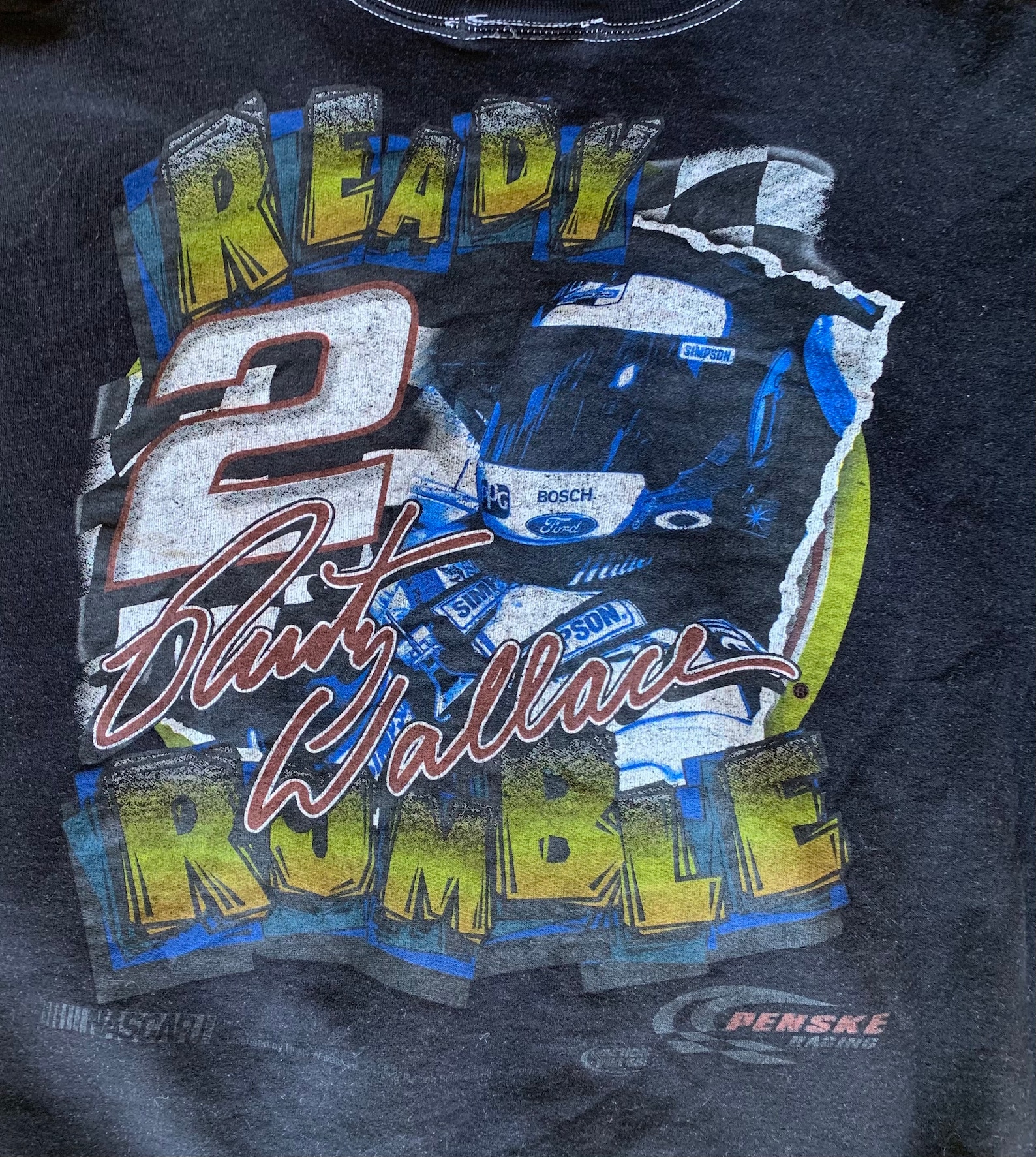 vintage rusty wallace nascar sweatshirt