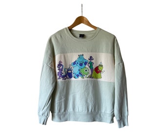 Her Universe Pixar Cast Color blocked 3/4 Sleeve Sweatshirt. Size MD