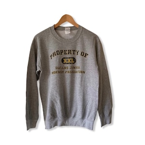 Vintage Dallas Junior Hockey Association Sweatshirt. Size Small