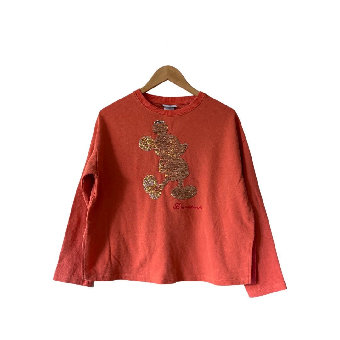 Sequin mickey top mouse sweatshirt