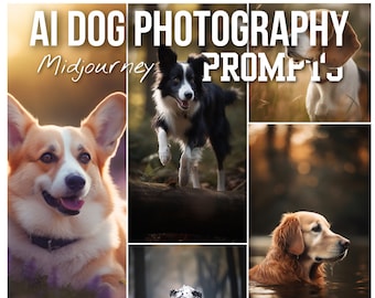 Midjourney AI Prompts - AI Dog Photography