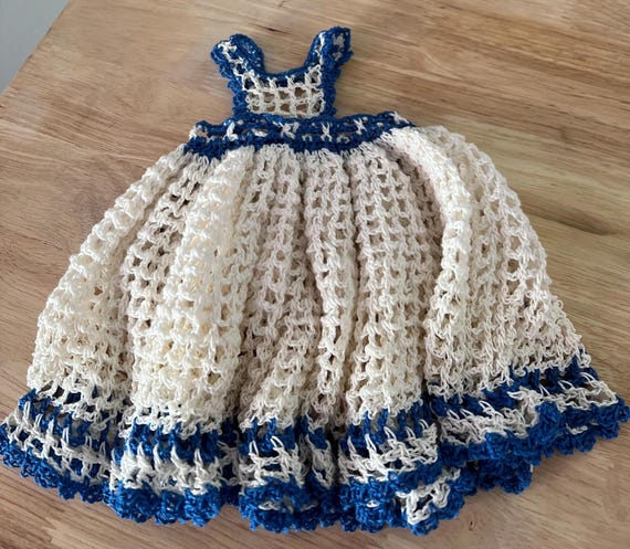Crocheted Decorative Dish Soap Bottle Dress