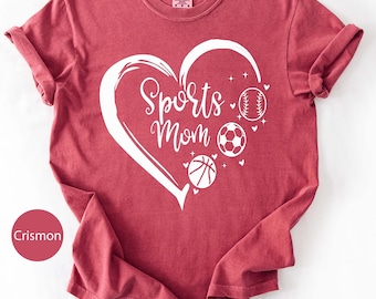 Sports Mom Shirt, Game Day Tee, Baseball Soccer Volleyball