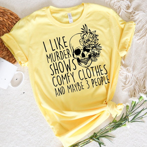 True Crime Murder Show T-Shirt, Crime Junkie Gift