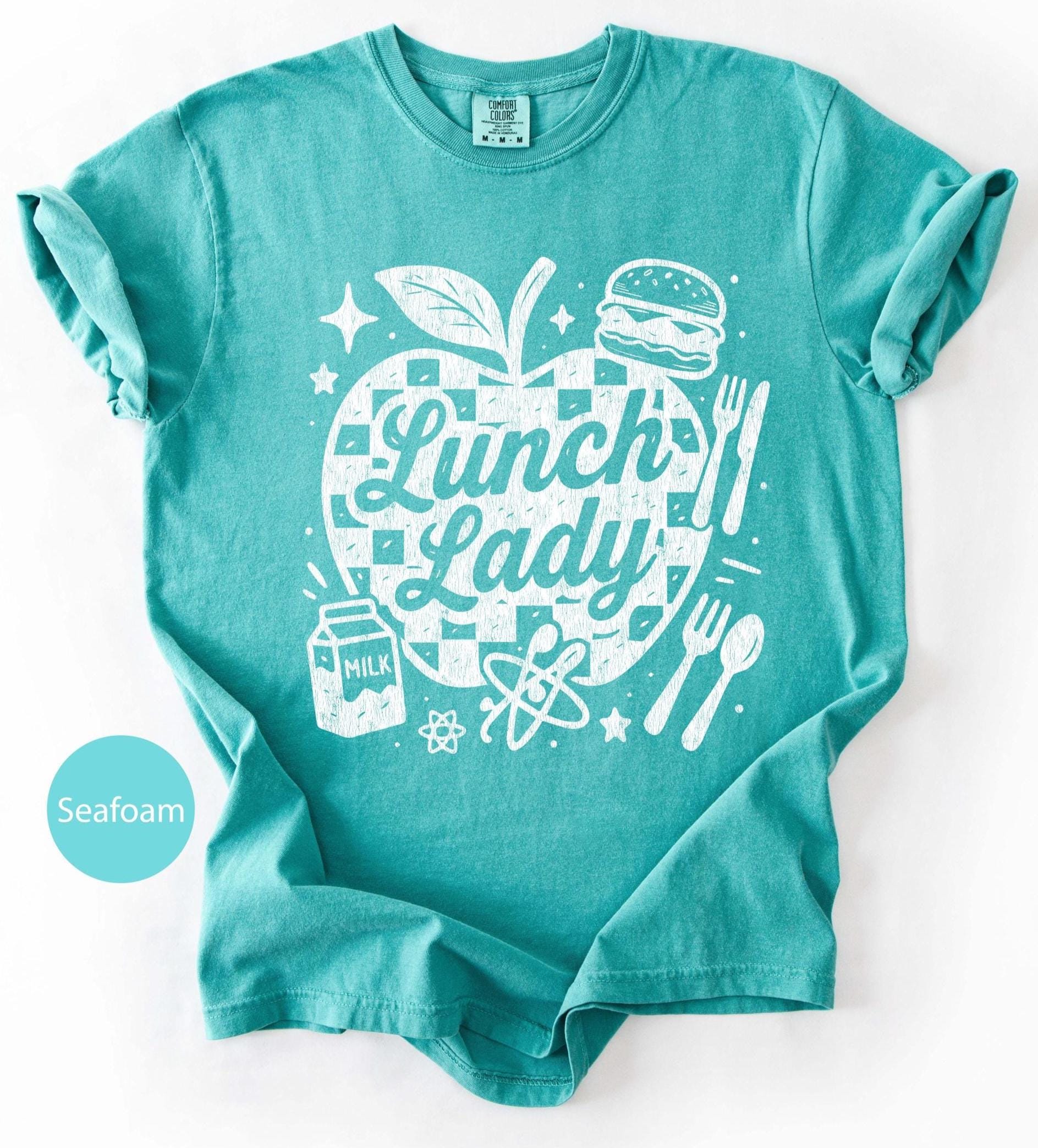 Comfort Colors Lunch Lady Shirt: School Cafeteria Staff Tee - Etsy