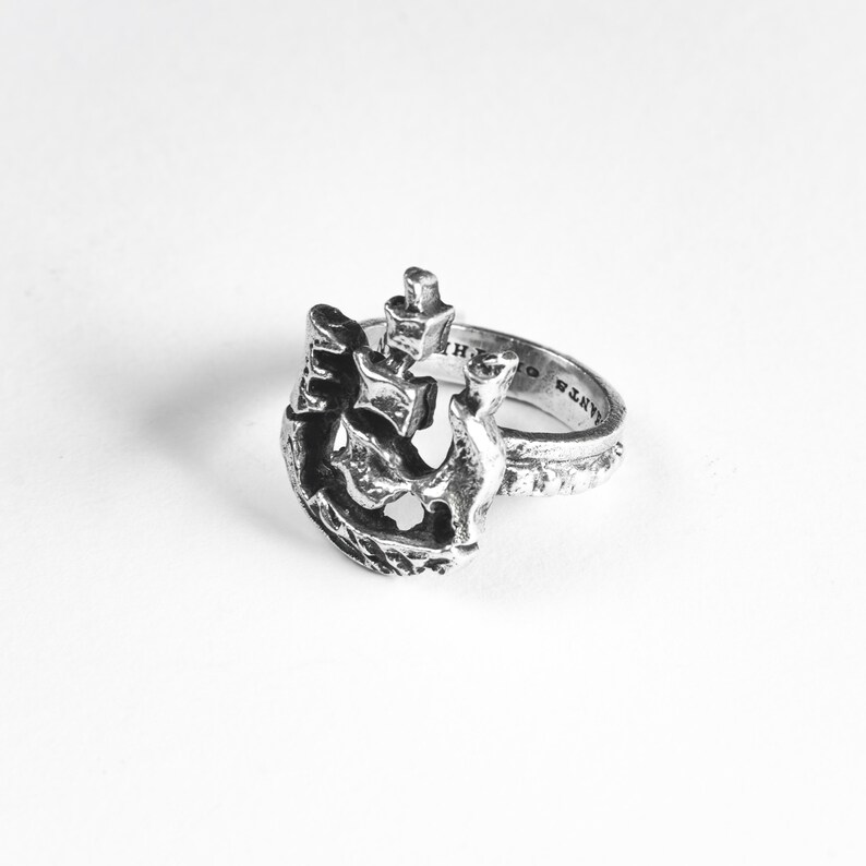 Mens Vintage Rings Silver Mens Rings Handmade Rings Etsy