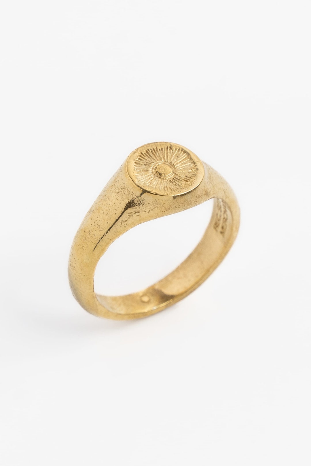 Sun Design Ring, Sol Signet Gold by Merchants of the Sun, Unisex ...