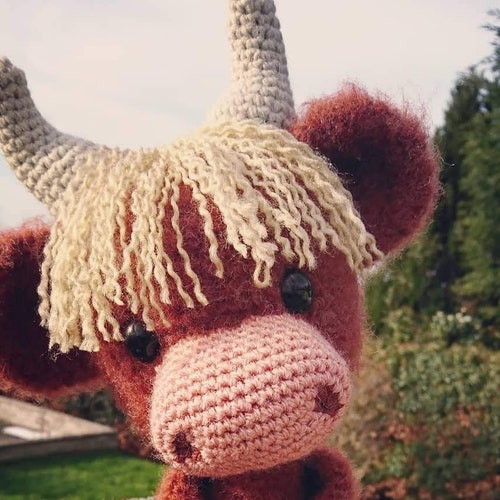 Hilda the Highland Cow Crochet Pattern Highland Cow Crochet Etsy
