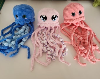 Jellyfish crochet pattern sea life ocean creatures amigurumi