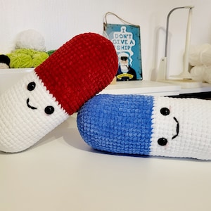 Chill Pill crochet pattern PDF Digital Download amigurumi funny gift