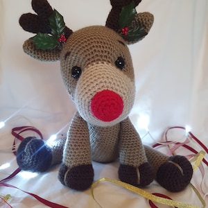 Reindeer crochet pattern pdf christmas amigurumi