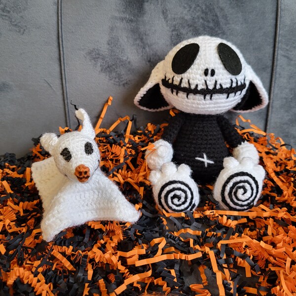 Jack and Zero - The Goblin Thing Modification pattern nightmare before christmas crochet pattern amigurumi