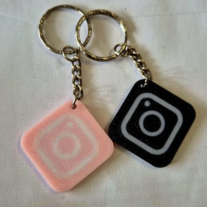 NFC Keychain key ring digital business card Instagram tag brand logo page social media