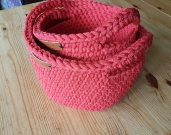 Chunky Baskets crochet pattern