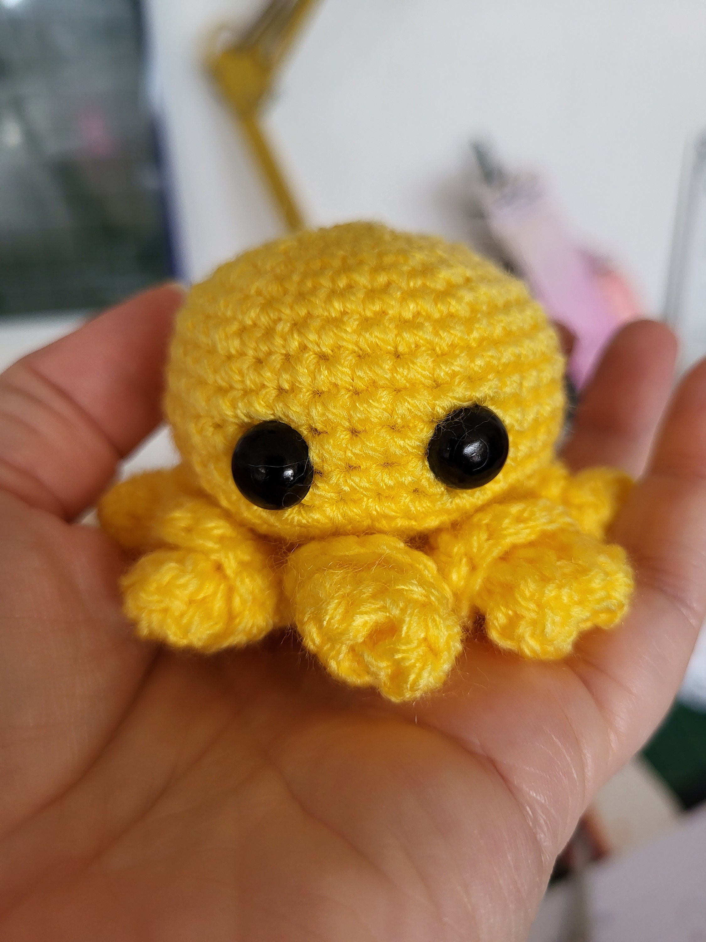 No-Sew-Octo Crochet pattern amigurumi mini octopus pocket octo - Thumbnail 2