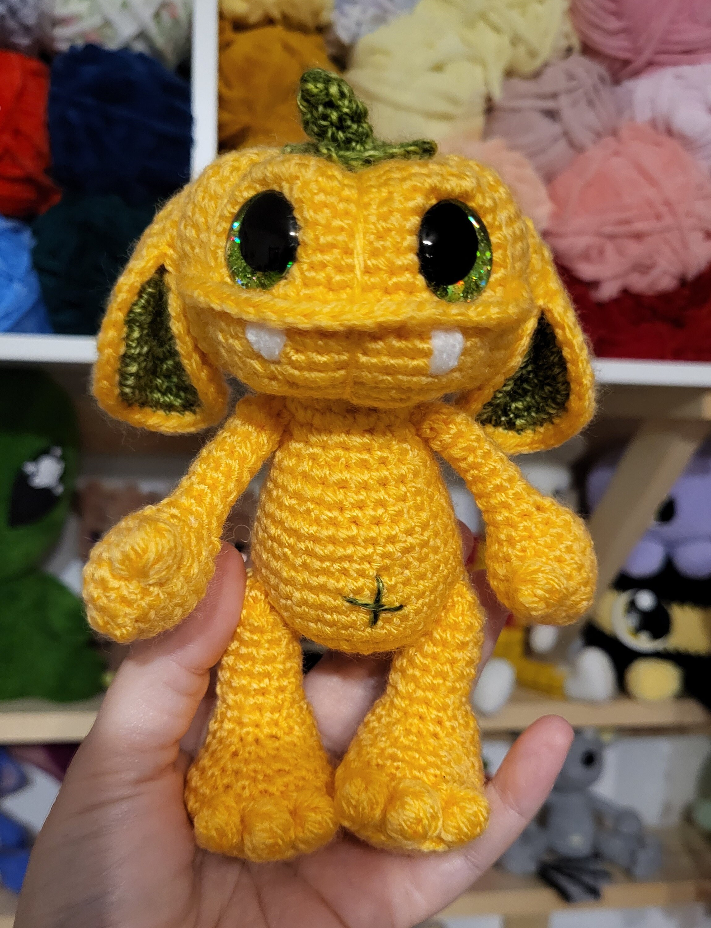 Devil and Pumpkin modification pack for The Goblin Thing Halloween Pack crochet pdf pattern - Thumbnail 2