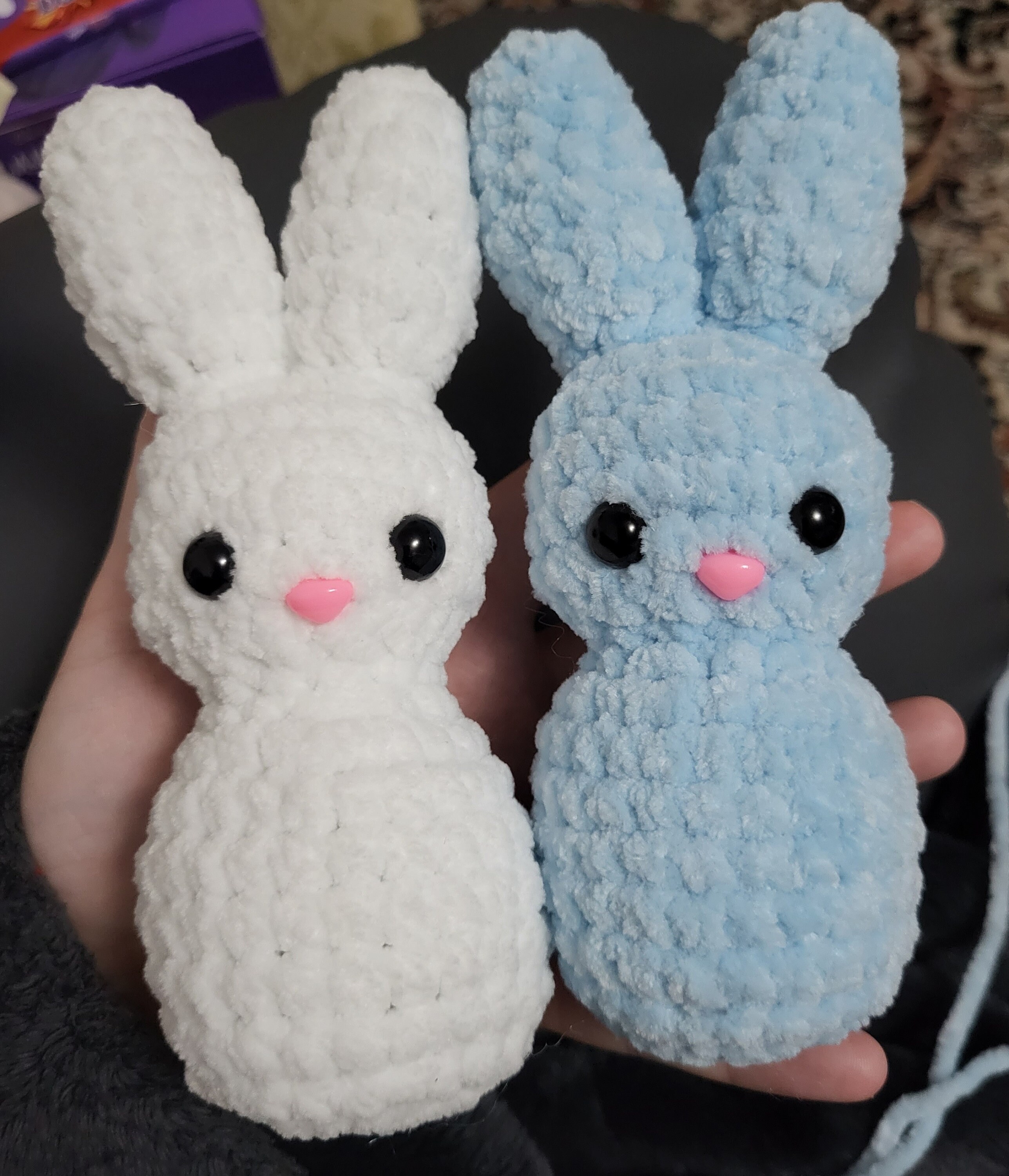 No-Sew-Bunny Easter Bunny Crochet pattern amigurumi peep peeps - Thumbnail 2