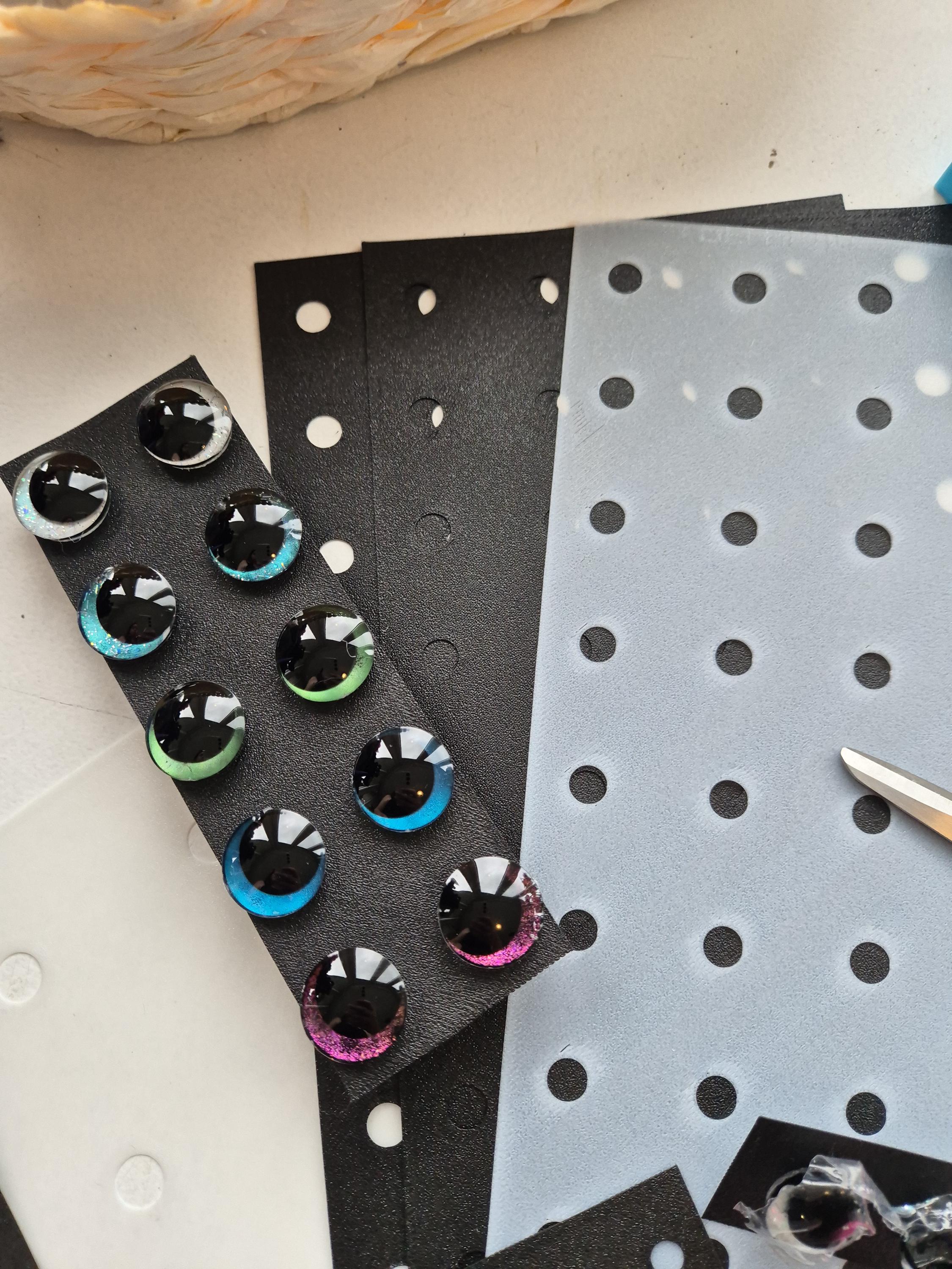 Safety eye holders packaging storage sinker crochet handpainted 3d printed - Thumbnail 4