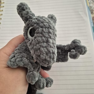 Pocket Pet - Wyvern crochet pattern amigurumi sensory fidget