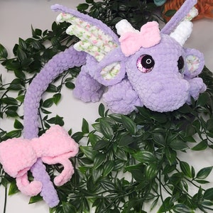 Didi the Mama Dragon Snuggler crochet pattern amigurumi digital download