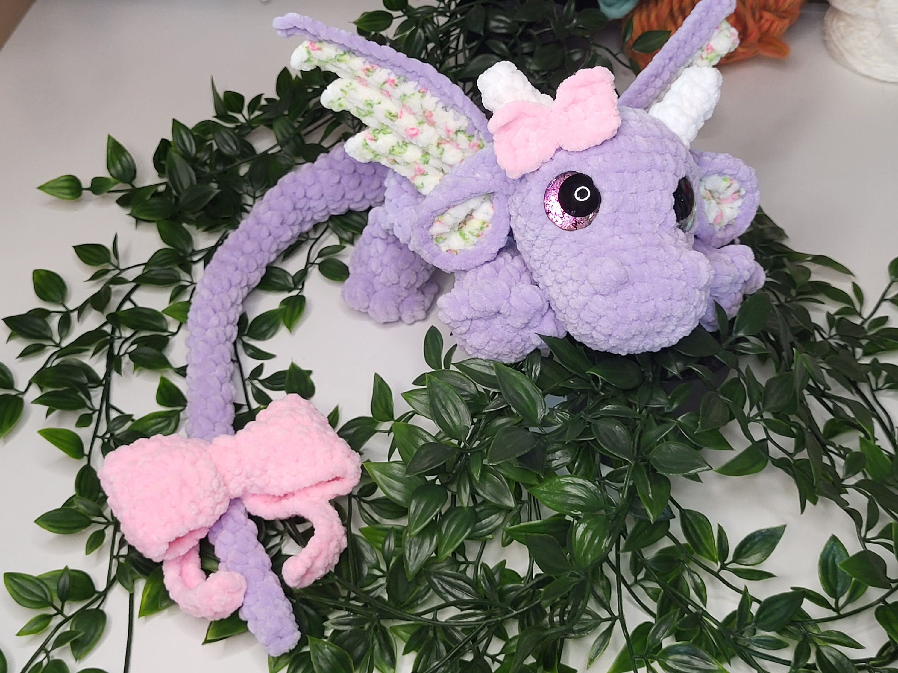 Didi the Mama Dragon Snuggler crochet pattern amigurumi digital download