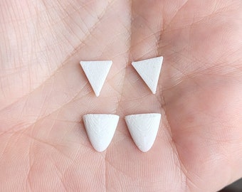 2 x Pairs of Fangs - perfect for amigurumi doll making Goblins fantasy creatures mythical crochet knitting critters models