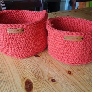 Chunky Baskets crochet pattern image 2