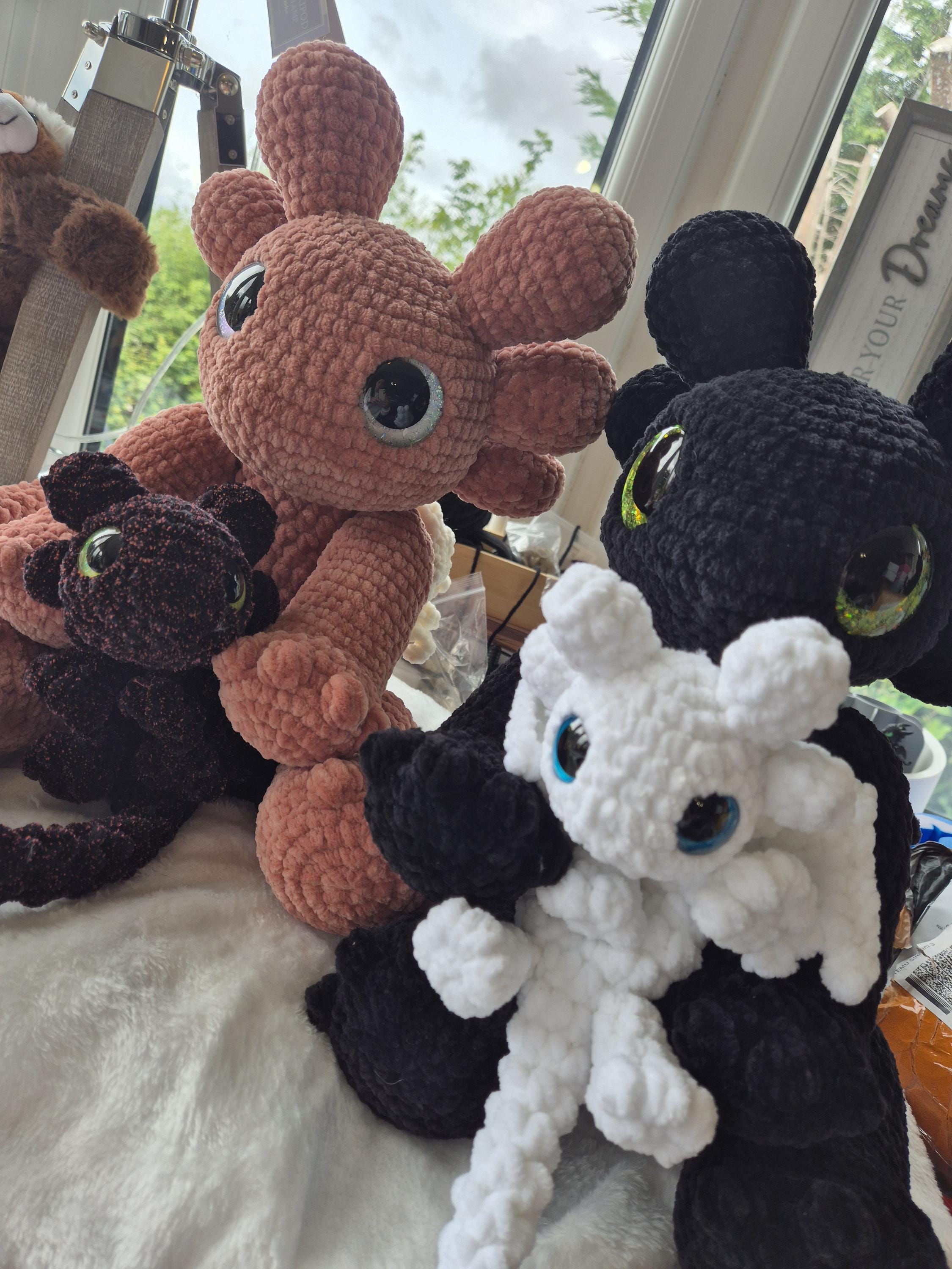 BUNDLE - AxoGon and AxoGons snuggler crochet pattern amigurumi dragon - Thumbnail 3