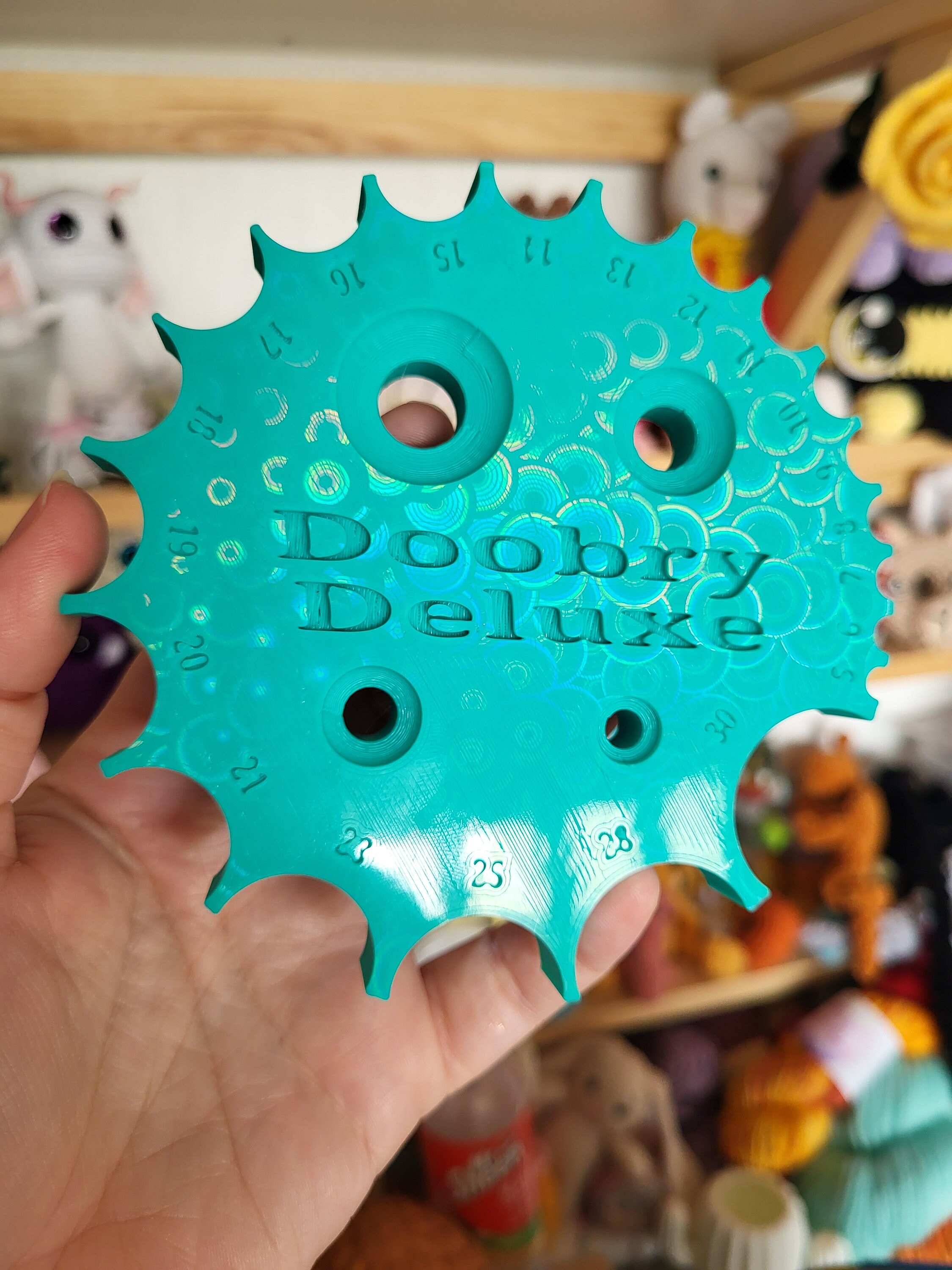 The Doobry DELUXE Safety eye tool crochet amigurumi doll making safety eye jig knitting craft - Thumbnail 7