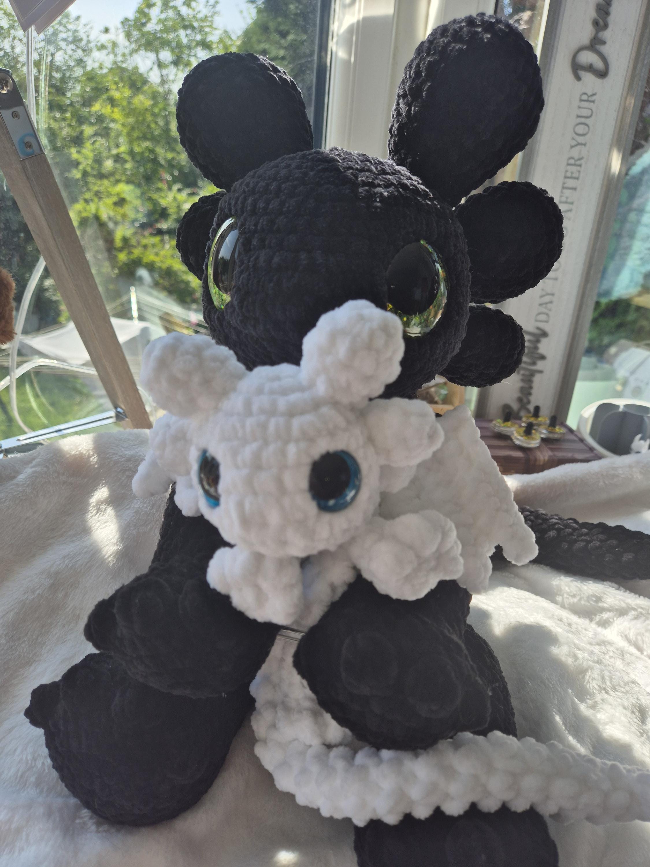 BUNDLE - AxoGon and AxoGons snuggler crochet pattern amigurumi dragon - Thumbnail 4