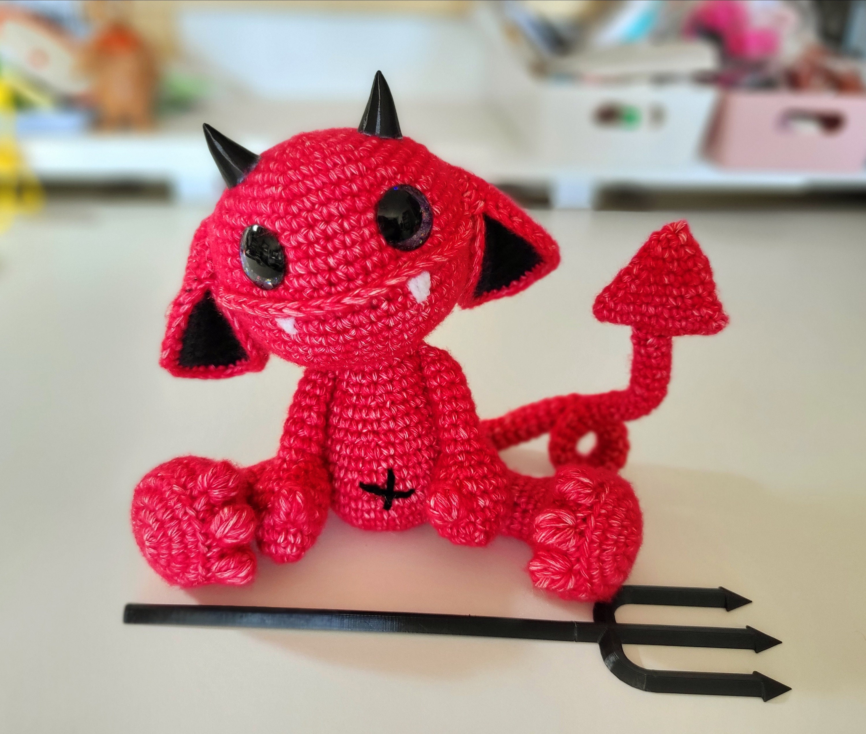 Devil and Pumpkin modification pack for The Goblin Thing Halloween Pack crochet pdf pattern - Thumbnail 3
