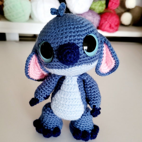 Little Blue Bean crochet pattern amigurumi instructions