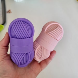 Recipiente con forma de bola de hilo, bote, marcador de puntos, soporte de aguja