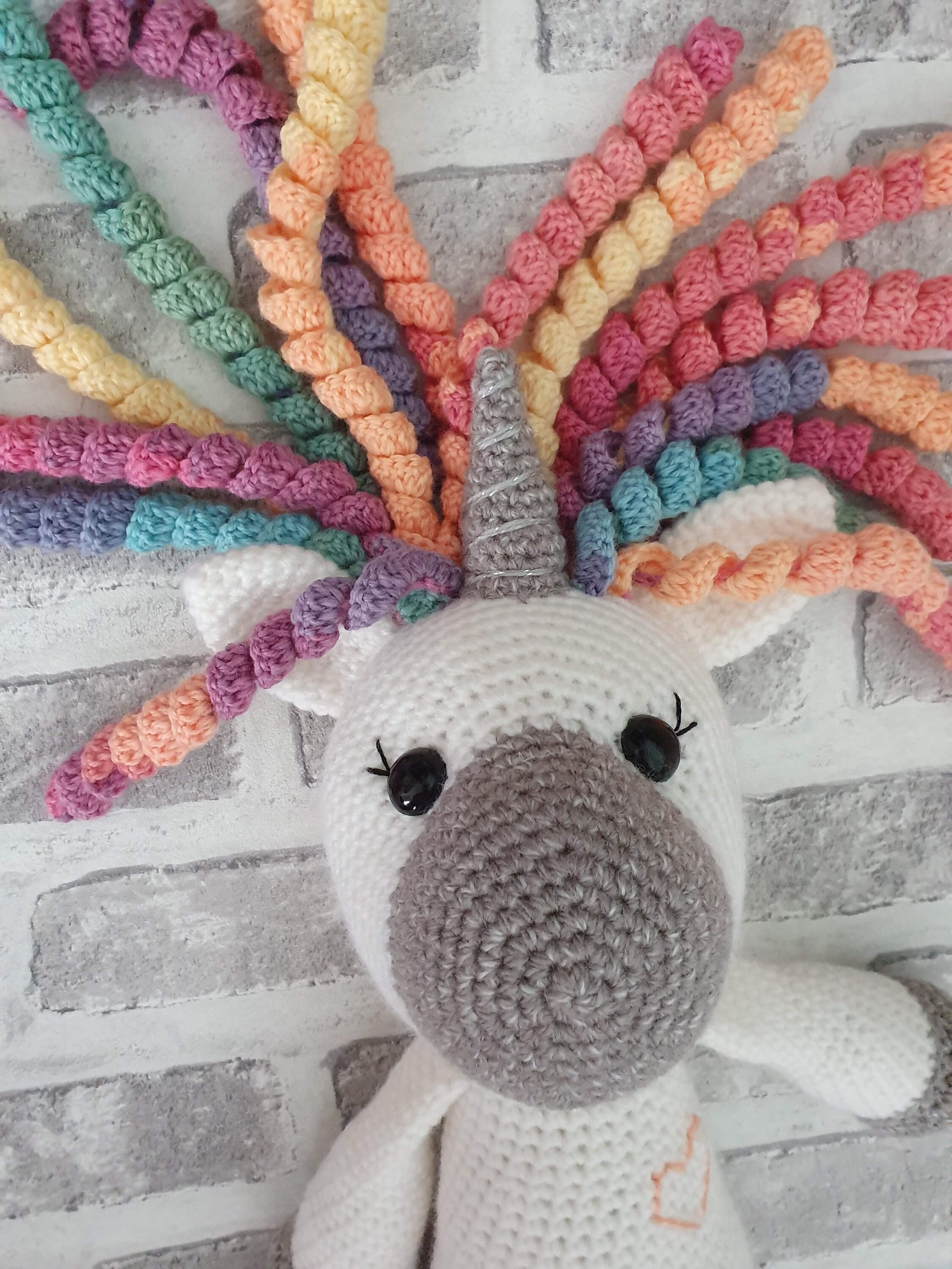 Delilah the Unicorn crochet pattern - Thumbnail 3