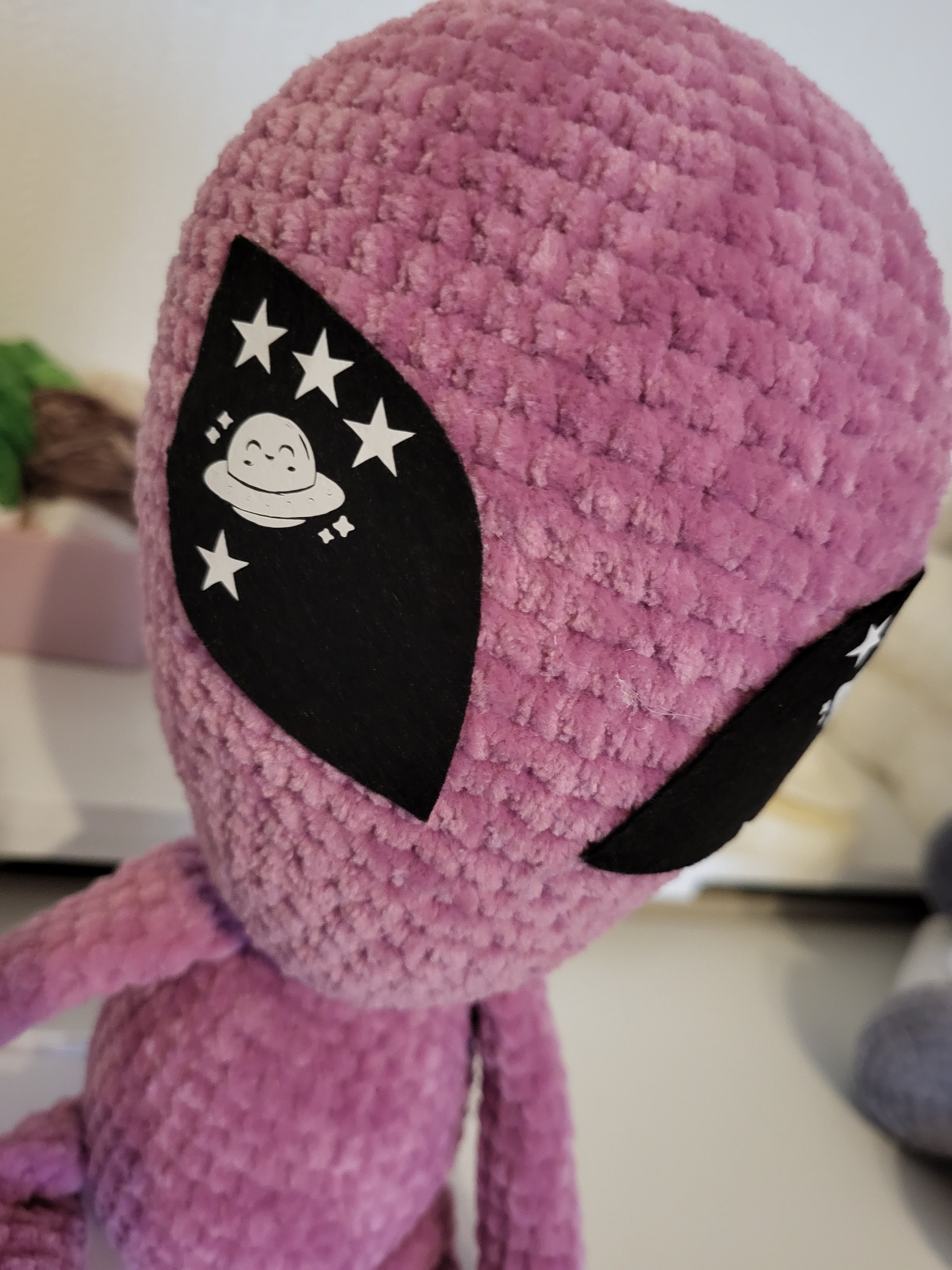 Alien 2 in 1 crochet pattern PDF digital download amigurumi space - Thumbnail 3