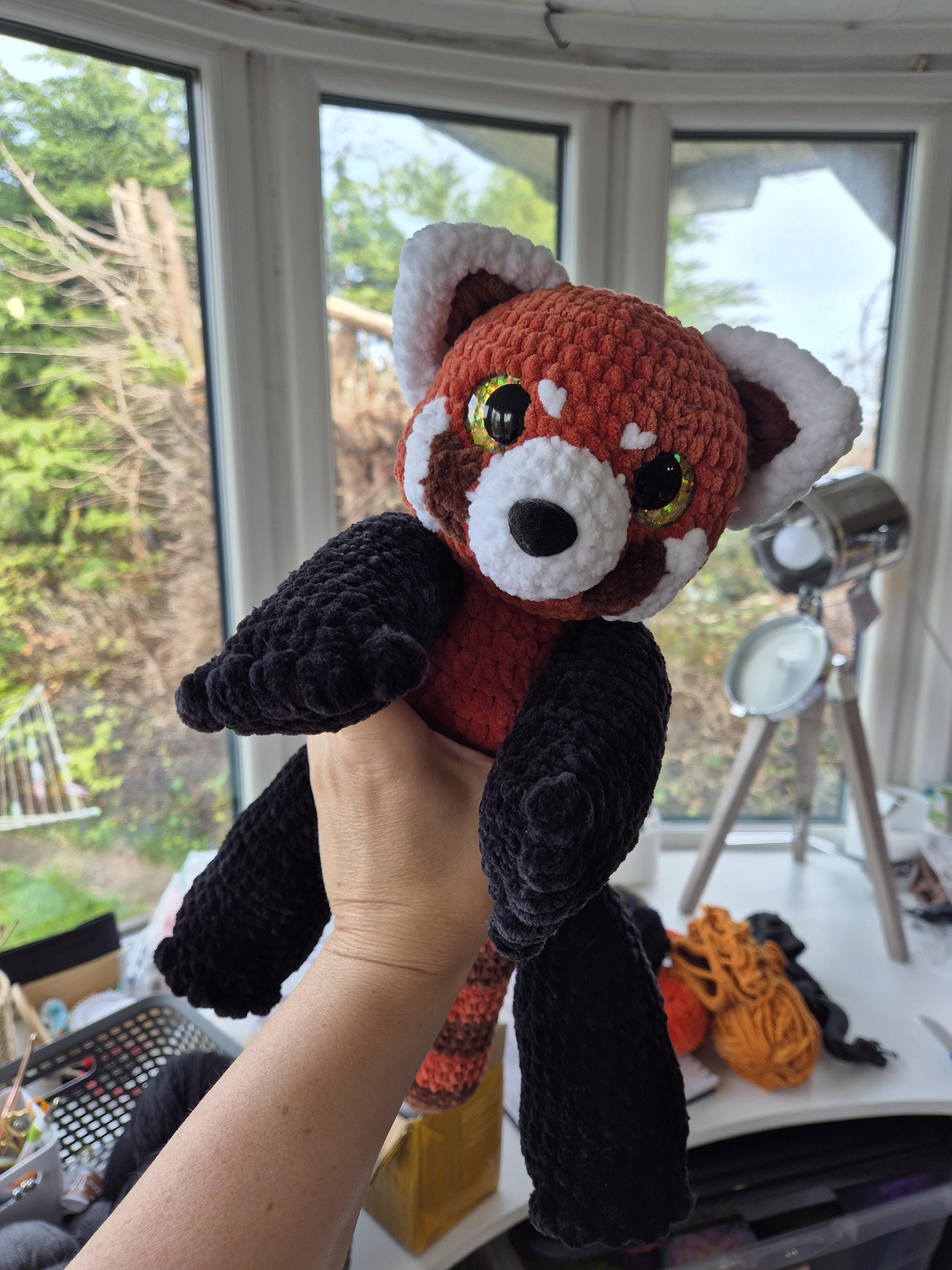Red Panda crochet pattern amigurumi