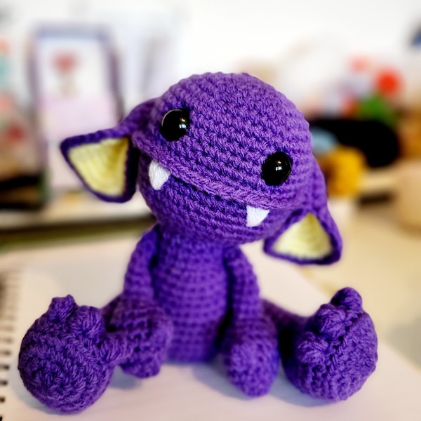 The Goblin Thing Patron au crochet pdf créatures mythiques au crochet amigurumi