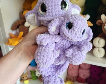 Crochet Goblin Snuggler Amigurumi Pattern: Mama & Mini (PDF)